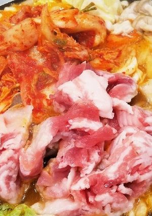 キムチまろやか、甘酒入り鍋-レシピのメイン写真