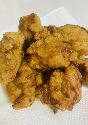 分量簡単！チューブ調味料で作る唐揚げ♡-レシピのメイン写真