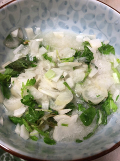 大根おろしで七草粥-レシピのメイン写真