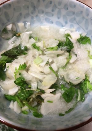 大根おろしで七草粥-レシピのメイン写真