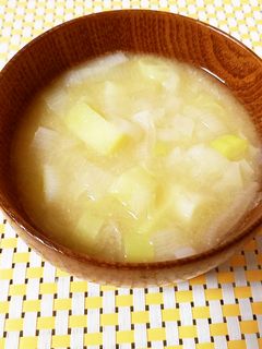 長ネギ大量消費!長ネギトロトロお味噌汁-レシピのメイン写真