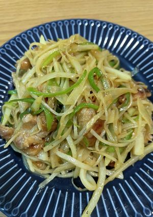 ジャガイモも豚スライスの炒め-レシピのメイン写真