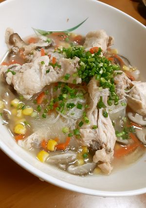 さっぱり♪春雨と鶏肉のレモンスープ-レシピのメイン写真