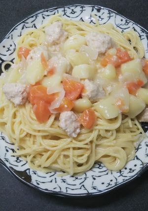 シチュー・オン・ザ・パスタ-レシピのメイン写真
