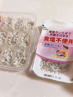 簡単釜揚げしらす冷凍ストック♡離乳食中期-レシピのメイン写真