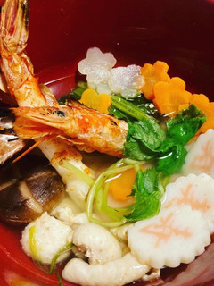 豪華お頭付き雑煮-レシピのメイン写真