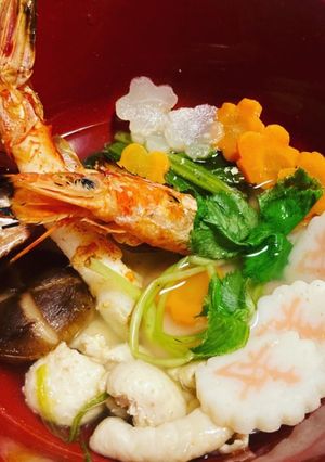 豪華お頭付き雑煮-レシピのメイン写真