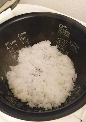 快速コースでもツヤツヤに炊けるよ-レシピのメイン写真