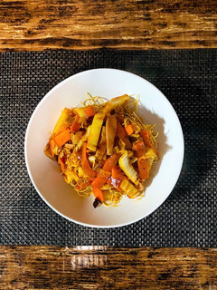 かた焼きそば ピーナッツ辣油あんかけ-レシピのメイン写真