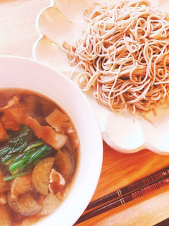 茄子と豚肉のつけそば-レシピのメイン写真