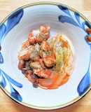鳥もも肉とキャベツの生鮮トマト煮◎簡単