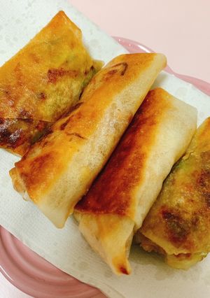豚ひき肉とキャベツの春巻き-レシピのメイン写真
