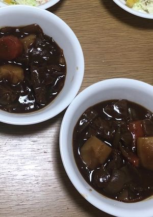 ホットクック☆市販ルーでビーフシチュー-レシピのメイン写真