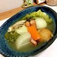 冬野菜の土鍋で作るあったかポトフ☆