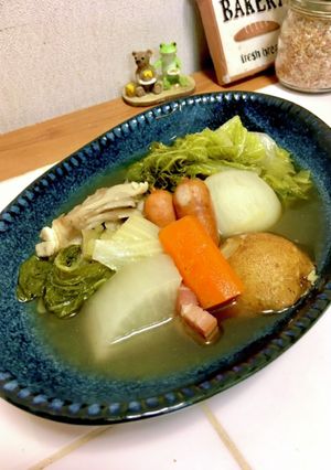 冬野菜の土鍋で作るあったかポトフ☆-レシピのメイン写真