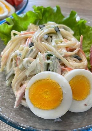 なめらか〜なスパゲッティサラダ-レシピのメイン写真