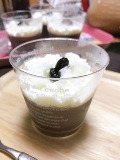 *黒豆のブラマンジェ*-レシピのメイン写真