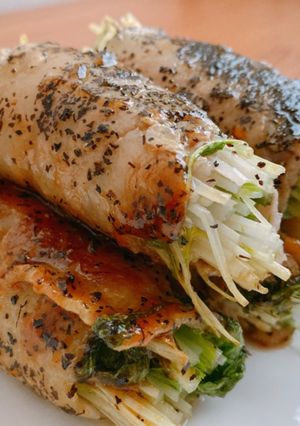 腸活♡水菜の豚バラ巻き-レシピのメイン写真