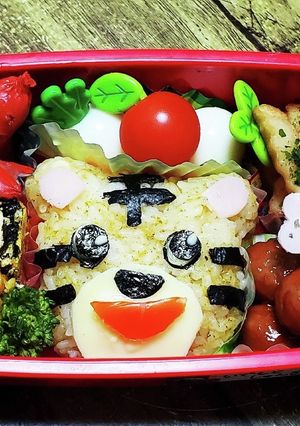トラ模様たまごやき入り とら年弁当 -レシピのメイン写真