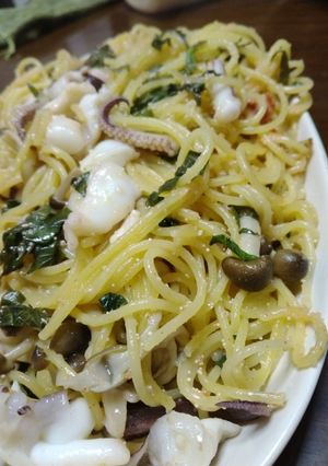 辛子明太子バタースパ-レシピのメイン写真
