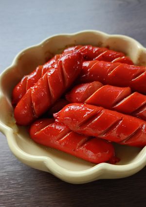 赤ウインナーのスパイシー炒め-レシピのメイン写真