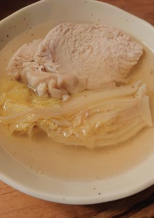 簡単白菜スープ。-レシピのメイン写真