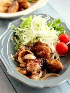 牡蠣のしょうが焼き-レシピのメイン写真