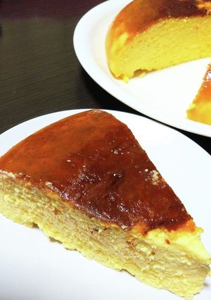 材料4つ★簡単☆炊飯器でチーズケーキ-レシピのメイン写真