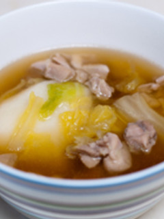 ひとり暮らしの質素なお雑煮-レシピのメイン写真
