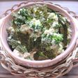 絹豆腐とブロッコリーの白和え刻み海苔のせ