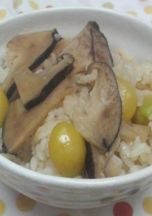 おいしい☆我が家の松茸ご飯-レシピのメイン写真