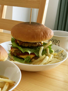 お家で作るダブルチーズバーガー-レシピのメイン写真