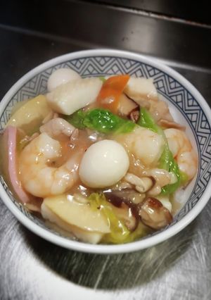 海老がプリプリ中華丼❨(@≧↺≦@)❩ノ-レシピのメイン写真