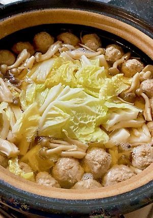*ふんわりやわらか肉団子鍋*-レシピのメイン写真