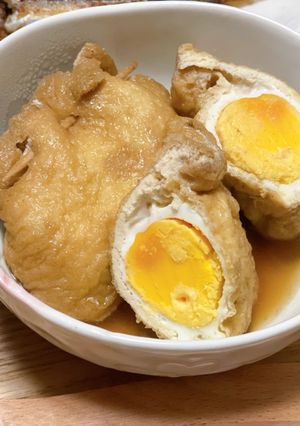 簡単！卵の巾着煮-レシピのメイン写真