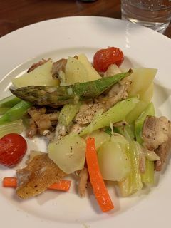 ローストチキンのリベイクホットサラダ-レシピのメイン写真