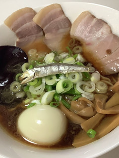 市販の生ラーメンで濃厚煮干しラーメン-レシピのメイン写真