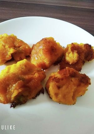 カボチャの揚げ焼き。お子様のおやつに。-レシピのメイン写真