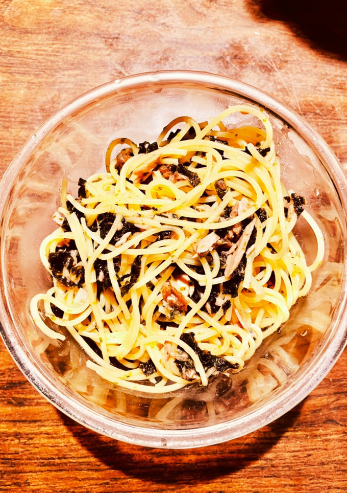 梅とツナと焼き海苔和風パスタサラダ♡♡-レシピのメイン写真