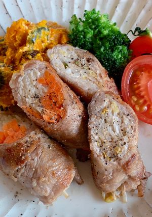 少しのお肉でも満足⋈*もやしの肉巻き-レシピのメイン写真
