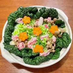 仙台雪菜の豆乳鍋-レシピのメイン写真