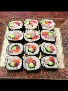 お刺身で海鮮恵方巻き*節分にも-レシピのメイン写真