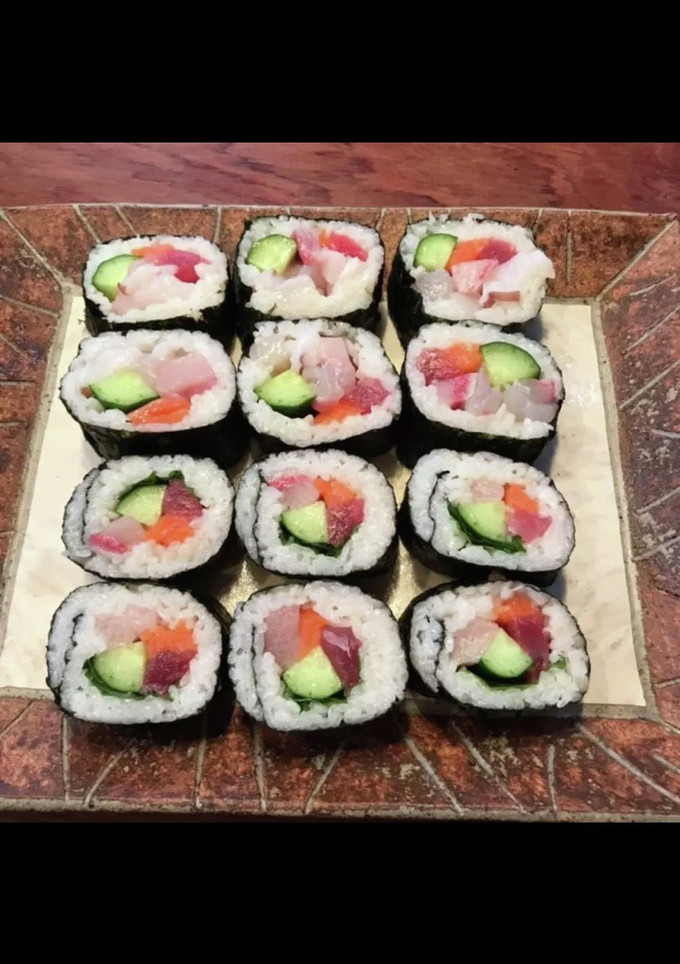 お刺身で海鮮恵方巻き＊節分にも-レシピのメイン写真