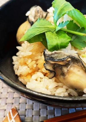 海の幸♡カキの炊き込みご飯-レシピのメイン写真