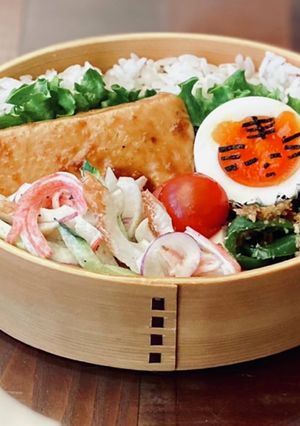 わっぱ弁当＊メカジキのバター照り焼き-レシピのメイン写真