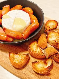 カマンベールチーズフォンデュ-レシピのメイン写真