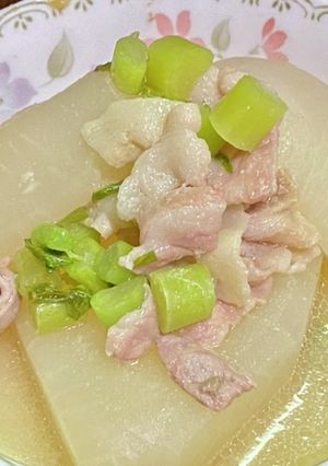 聖護院大根と豚バラ肉の白味噌煮-レシピのメイン写真