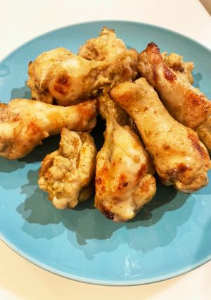 手羽元♡ジェノベーゼのグリルチキン-レシピのメイン写真
