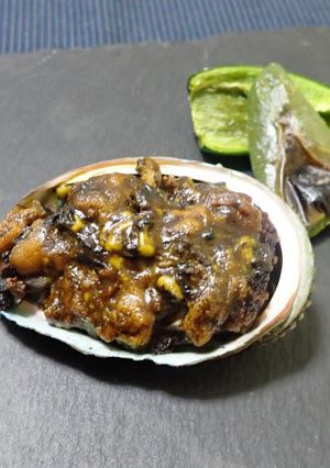 アワビのウニソース焼き-レシピのメイン写真