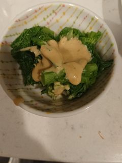 菜の花 ワサビマヨ-レシピのメイン写真